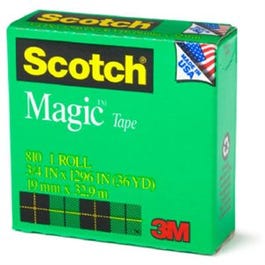 Magic Transparent Tape, 1/2-In. x 36-Yds.