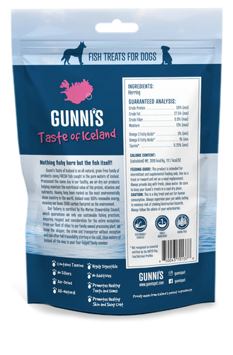 Gunni's Whole Herring Dog Treats