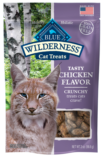 Blue Buffalo Wilderness Grain Free Chicken Crunchy Cat Treats