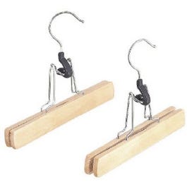 Natural Wood Slacks Hangers, 2-Pk.