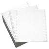 Perforated Computer Paper, White, 9.5 x 11-In., 18-Lb., 3000-Ct.