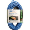 50-Ft. 12/3 SJTW-A Blue Extension Cord