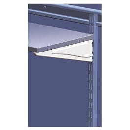 14.5-In. White Shelf Track Bracket