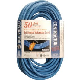 50-Ft. 14/3 SJTW High Visibility Blue Power Block