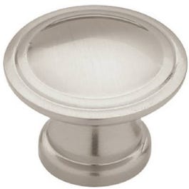 1-1/8-In. Satin Nickel Ridge Cabinet Knob
