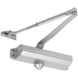 Commercial Door Closer, Aluminum Finish, Adjustable Size 3-6