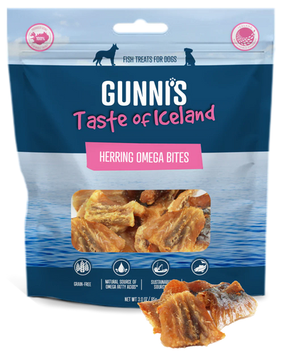 Gunni's Herring Omega Bites Dog Treats