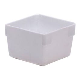 Plastic Drawer Organizer, White, 3 x 3 x 2-In.