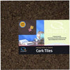 Cork Tiles, Dark, Self-Stick, 12 x 12-In., 4-Pk.