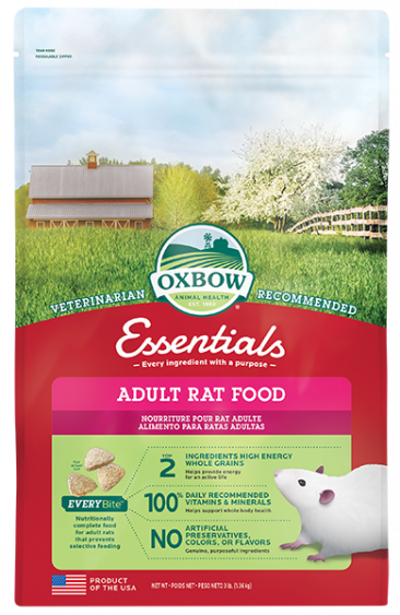 Oxbow Essentials - Adult Rat Food (3 lbs)