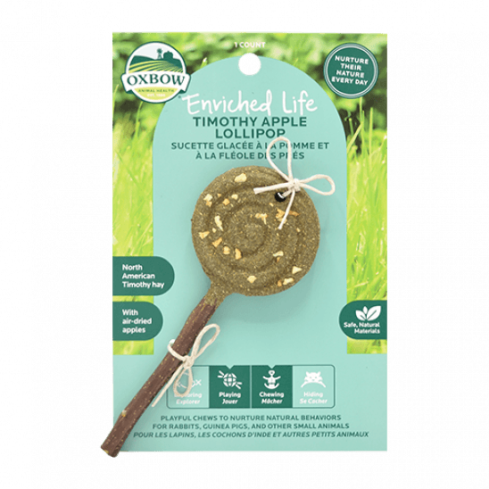 Oxbow Enriched Life Timothy Apple Lollipop