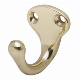 1-11/16-In. Bright Brass Clothes Hook