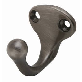 1-11/16-In. Pewter Clothes Hook