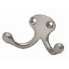 1-1/8-In. Satin Nickel Double Clothes Hook