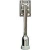 Doorstop, Wall-Mount, Kick-Down, Chrome, 5-In.