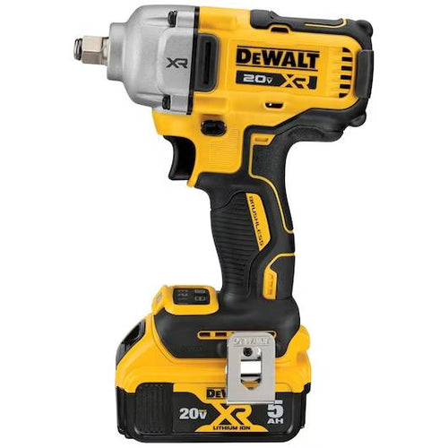 Dewalt 20V MAX* XR® 1/2 in. Mid-Range Impact Wrench Kit with Hog Ring Anvil