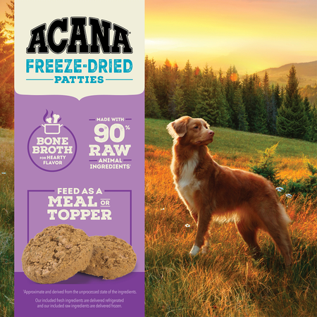 ACANA Freeze Dried Patties Duck Recipe Dog Food & Topper (14 Oz)