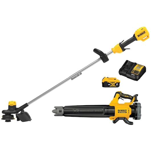 Dewalt 20V MAX* XR Brushless Cordless String Trimmer and Blower Combo Kit (20V)