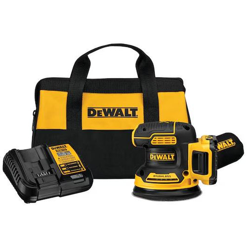 DeWalt 20V MAX* XR® Brushless 5 in. Cordless Variable-Speed Random Orbital Sander Kit