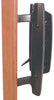 BLK PATIO DOOR SLIDING HANDLE SET