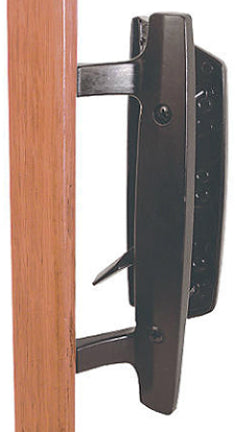 BLK PATIO DOOR SLIDING HANDLE SET