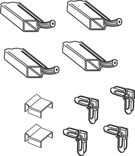 Prime-Line Screen Frame Kit Mill (3/4 inch x 7/16 inch x 48 inches (5 feet) 10 per carton)