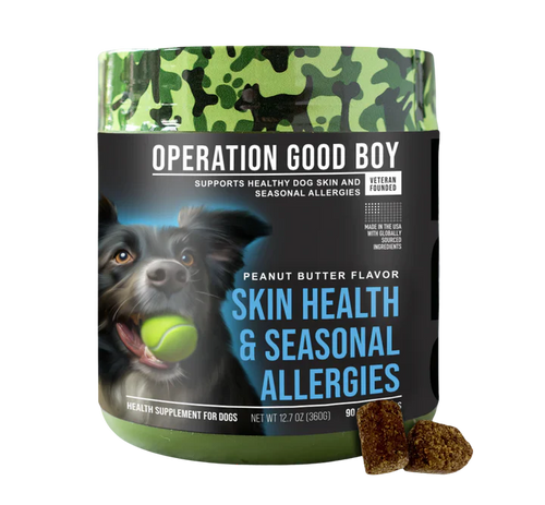 Operation Good Boy SRE: Skin Health & Seasonal Allergies for Dogs