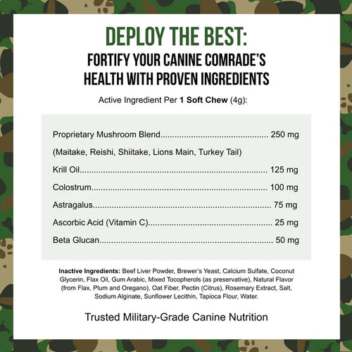Operation Good Boy SRE: Immune Support for Dogs