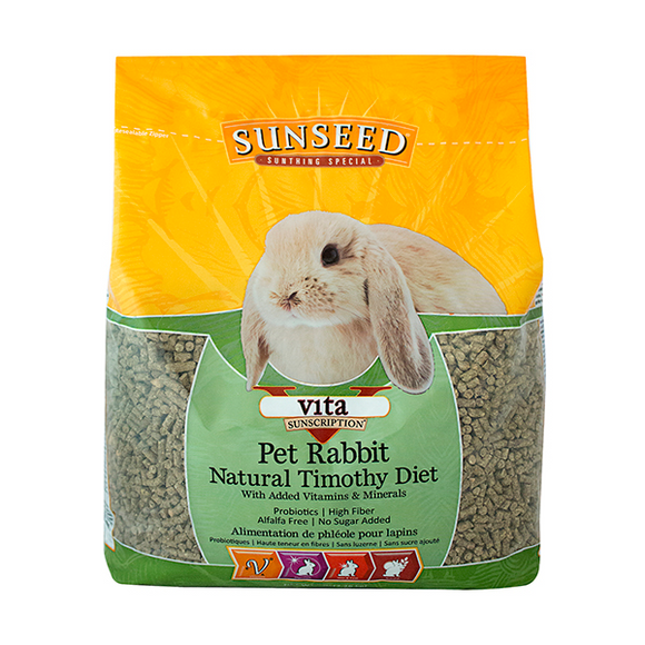 SUN SEED VITA SUNSCRIPTION TIMOTHY PELLET RABBIT (5 lbs)