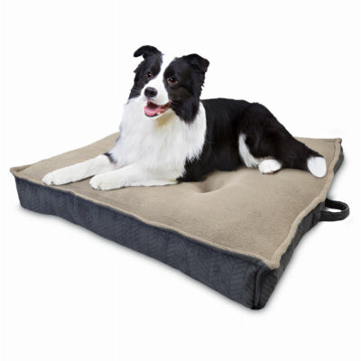 American Kennel Club Tufted Deluxe Dense Bed with Handle