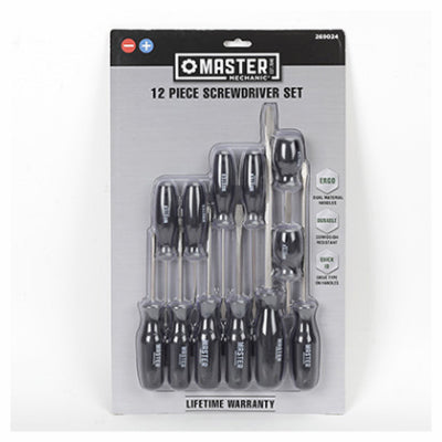 Master Mechanic 12-Pc. Screwdriver Set (12 Piece)