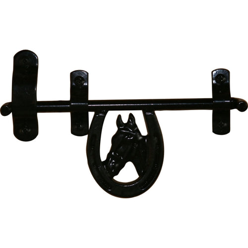 NEWPORT BLACKSMITH SHOP DOOR LATCH WITH HORSE HEAD