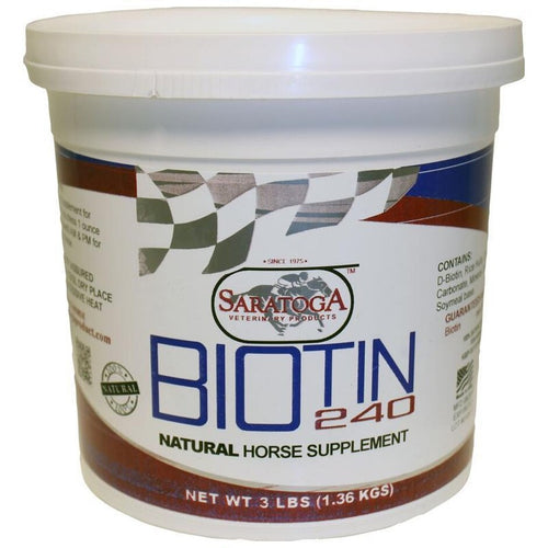 SARATOGA BIOTIN-240 NATURAL HORSE SUPPLEMENT