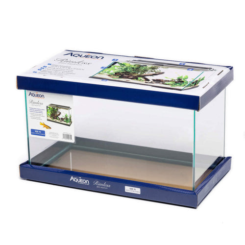 Aqueon Rimless Black Tank Aquarium