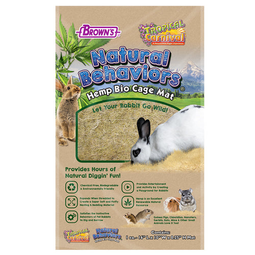 Tropical Carnival® Natural Behaviors® Bio Cage Mat