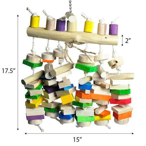A & E Cage Happy Beaks Abacus Bird Toy