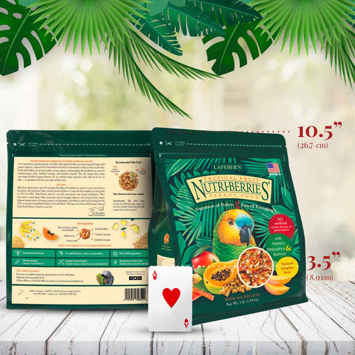 Lafeber Company Tropical Fruit Nutri-Berries for Parrots