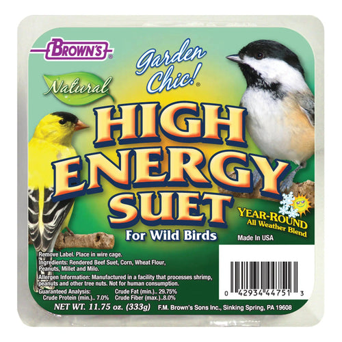 F.M. Brown's Garden Chic!® High Energy Suet Cake