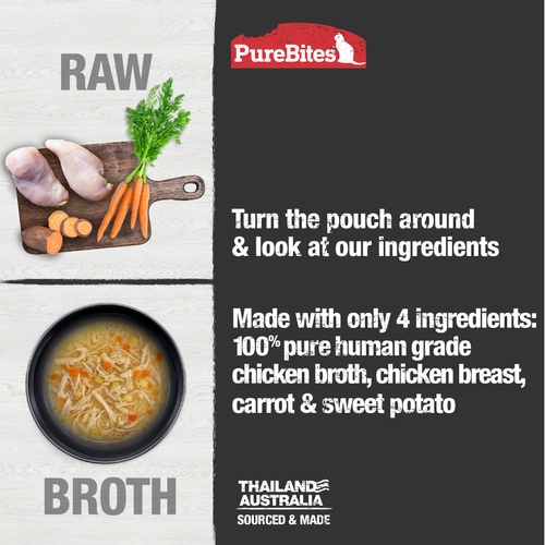 PureBites Chicken & Vegetables Broth for Cats