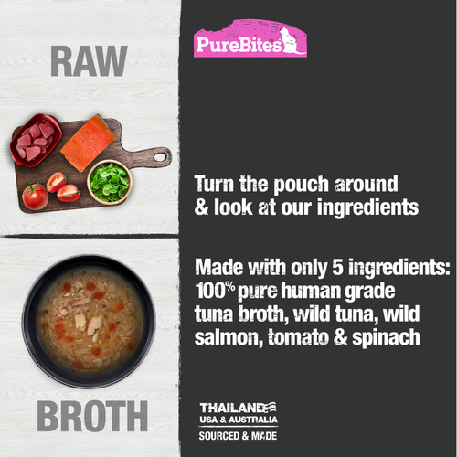PureBites Tuna & Salmon Broth for Cats