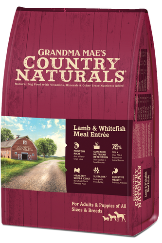 Grandma Mae's Country Naturals Lamb & Whitefish Meal Entrée Dog Food