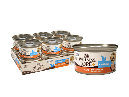 Wellness Wellness CORE+ Hairball Chicken Recipe for Adult Cats