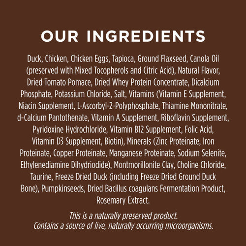 Nature's Variety Instinct Ultimate Protein Duck Recipe Dry Cat Food