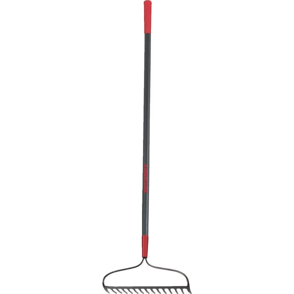 Razor-Back Fiberglass Handle 16 In. Steel Bow Garden Rake (15-Tine)