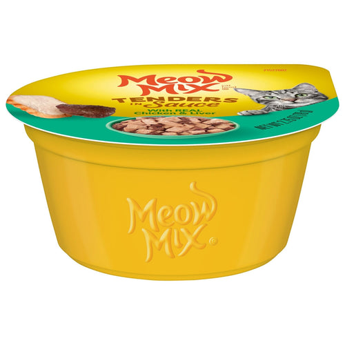 Meow Mix Tenders in Sauce With Real Chicken & Liver Wet Cat Food