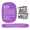 Weruva BFF Oh My Gravy Best Day Eva Grain Free Beef & Salmon in Gravy Canned Cat Food
