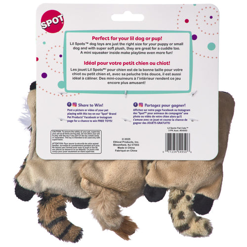 Ethical Pet Spot Lil Spots Flat Cats Dog Toy