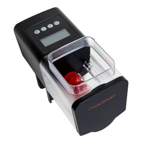 AQUATOP Programmable Fish Feeder 1-4 Feedings per Day Holds up to 450ml Versatile Feeding ATF-MAX
