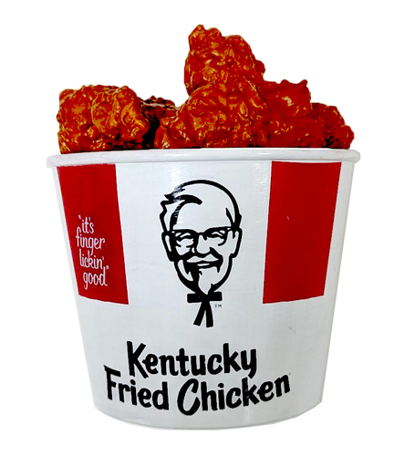 Ethical Pet Spot Kentucky Fried Chicken Vinyl Chicken Bucket Dog Toy