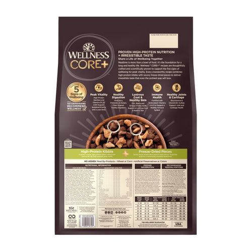 Wellness CORE+ Grain Free Healthy Weight Deboned Turkey & Chicken with Freeze Dried Turkey Recipe